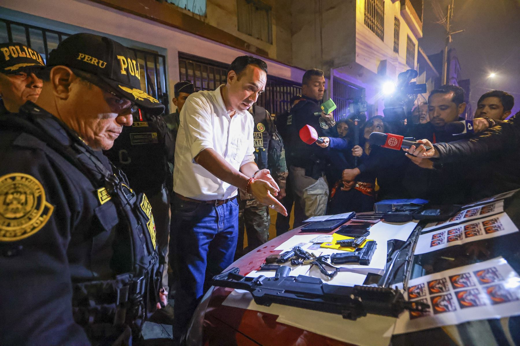 Presidente José Jerí lidera operativo policial que desmantela al clan “Clan del Norte – Nueva Generación” en Ate Vitarte