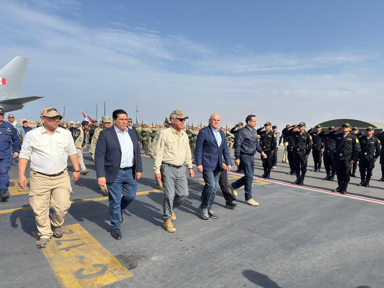 Presidente José Jerí llega a La Libertad para reforzar la seguridad ciudadana junto al PCM y el ministro Tiburcio