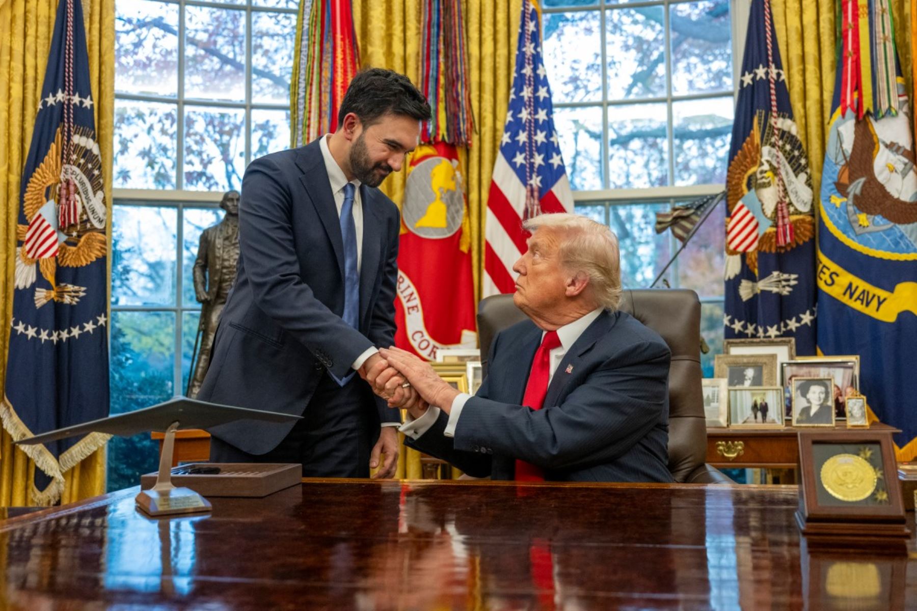 Donald Trump se reúne en el Despacho Oval con Zohran Mamdani, alcalde electo de Nueva York, en un giro inesperado del diálogo político