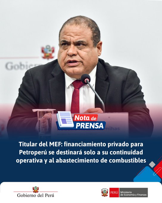 Petroperú: El MEF activa «blindaje internacional» para asegurar combustible sin tocar el Tesoro Público